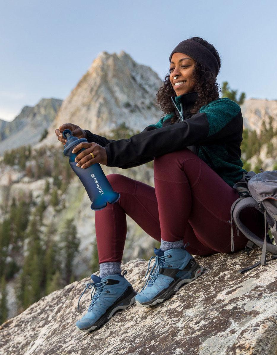 LifeStraw Peak Series Collapsible Squeeze 1L Bottle with Filter - Image 12