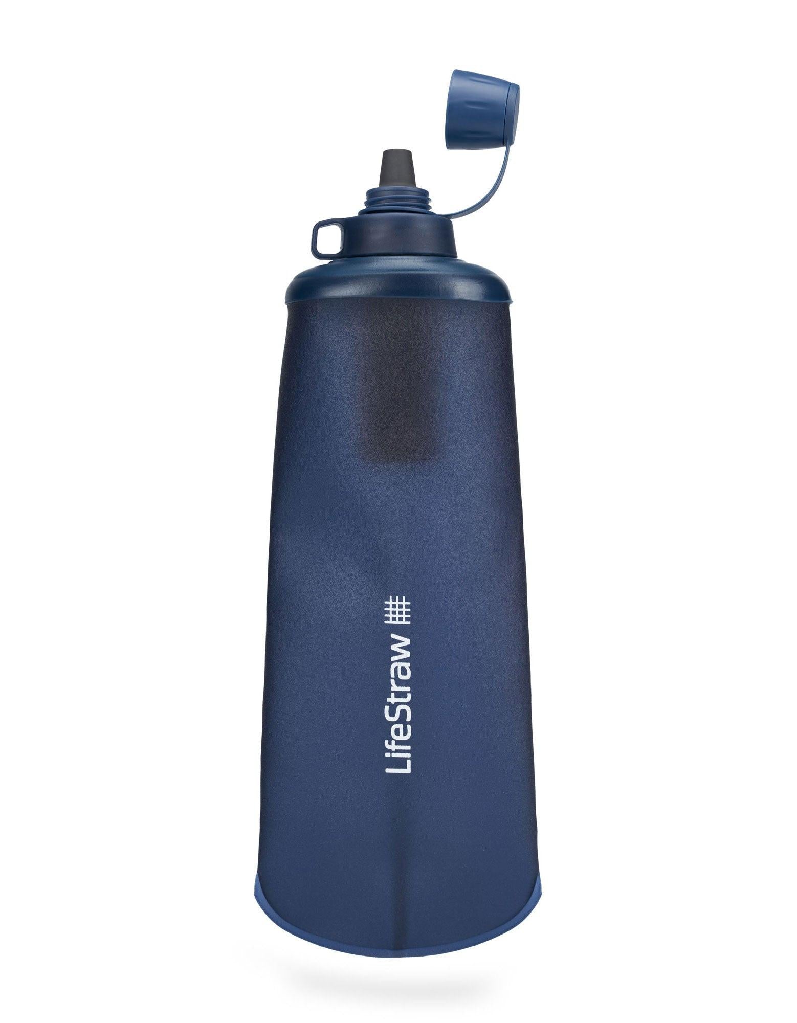 LifeStraw Peak Series Collapsible Squeeze 1L Bottle with Filter - Image 4